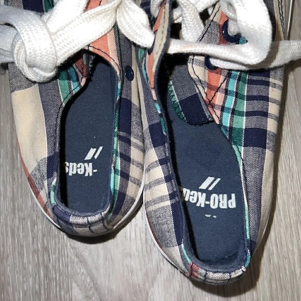 Pro Ked's- Men's Royal Lo- plaid